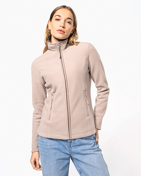 Chaqueta micropolar cremalleras mujer