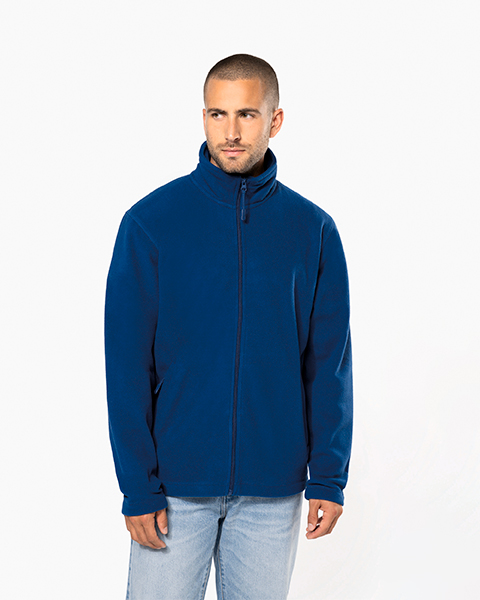 Chaqueta micropolar cremalleras hombre